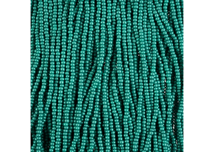 (Half Hank) Czech Seed Bead 10/0 Permalux Dyed Chalk Sea Green