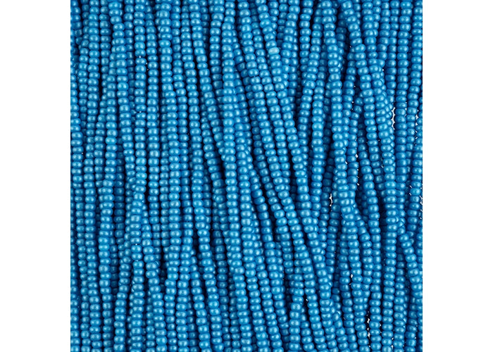 (Half Hank) Czech Seed Bead 10/0 Permalux Dyed Chalk Dark Turquoise