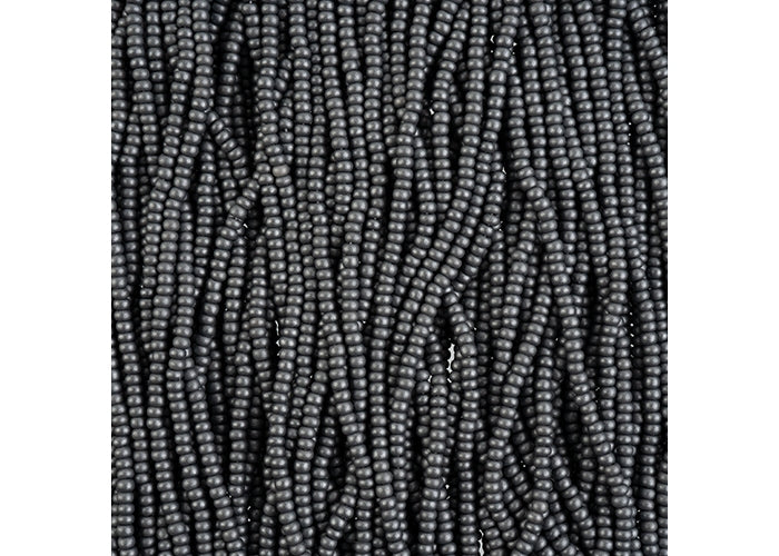 (Half Hank) Czech Seed Bead 10/0 Permalux Grey Chalk Matt