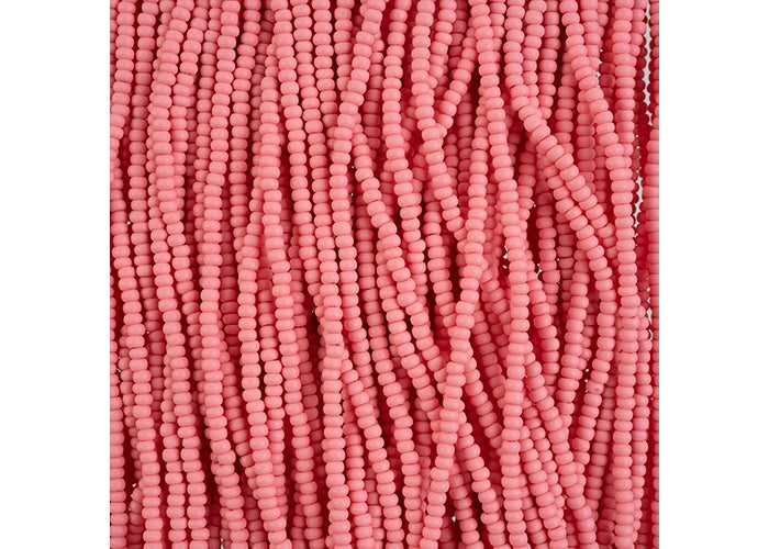 (Half Hank) Czech Seed Bead 10/0 Permalux Pink Matt