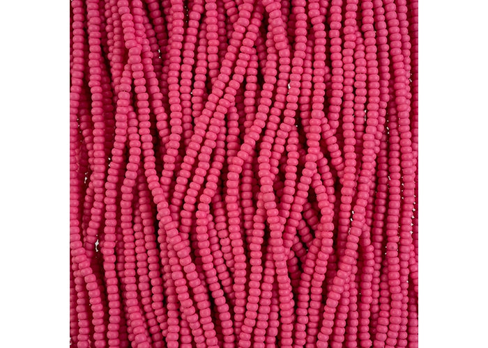 (Half Hank) Czech Seed Bead 10/0 Permalux Fuchsia Matt