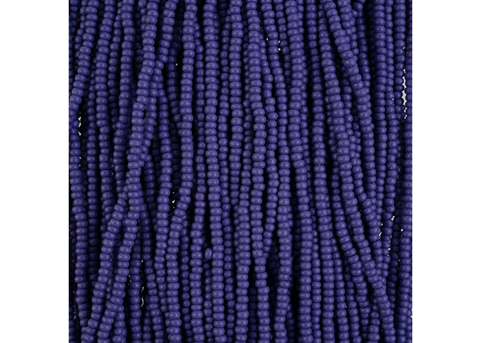 (Half Hank) Czech Seed Bead 10/0 Permalux Dark Violet Matt