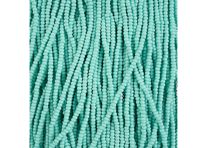 (Half Hank) Czech Seed Bead 10/0 Permalux Mint Matt