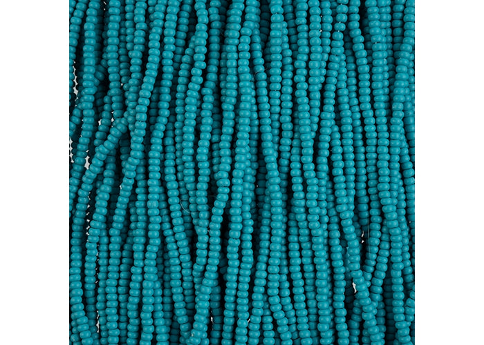 (Half Hank) Czech Seed Bead 10/0 Permalux Chalk Teal Matt