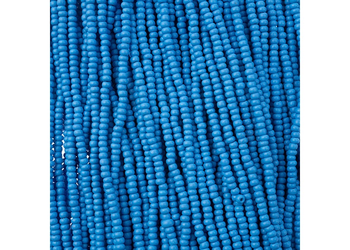 (Half Hank) Czech Seed Bead 10/0 Permalux Light Blue Matt