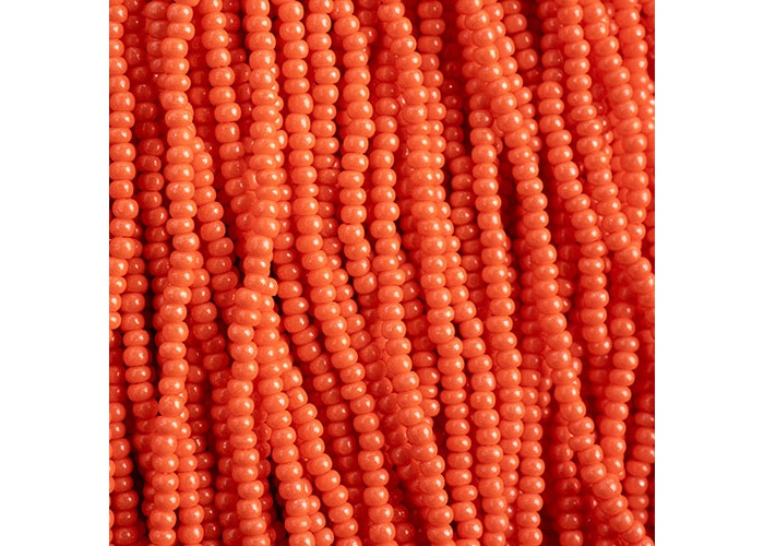 (Half Hank) Czech Seed Bead 10/0 Terra Intensive Orange