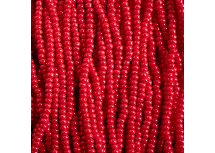 (Half Hank) Czech Seed Bead 10/0 Terra Intensive Red