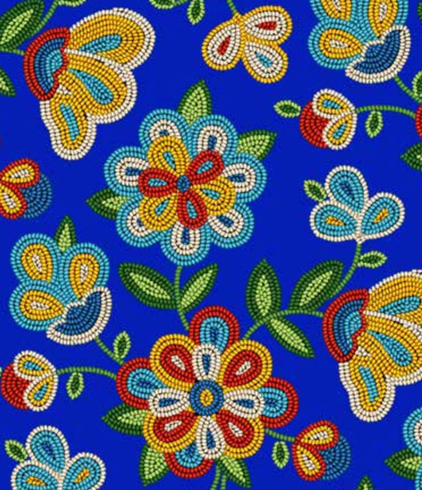 (Tucson) Royal Beaded Floral Cotton