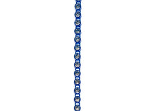 Load image into Gallery viewer, *Plastic Rhinestone Banding (ss8): Royal Blue &amp; Crystal (1 yard)
