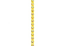 Load image into Gallery viewer, Plastic Rhinestone Banding (ss8): yellow (1 yard)
