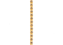 Load image into Gallery viewer, Plastic Rhinestone Banding (ss8): Gold with Crystal (1 yard)

