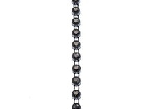 Load image into Gallery viewer, *Plastic Rhinestone Banding (ss12): Black/Hematite (1 yard)
