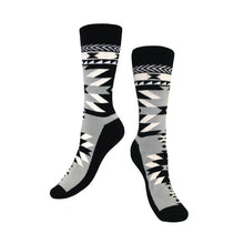 Load image into Gallery viewer, Art Socks - Salish Weaving Collection - Visions of Our Ancestors by Leila Stogan (S/M)
