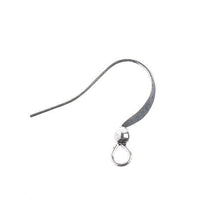 Load image into Gallery viewer, Earwire with Bead (Antique Silver)
