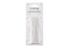 Load image into Gallery viewer, *Plastic Rhinestone Banding (ss8): White with Crystal (1 yard)
