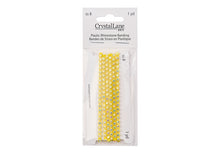 Load image into Gallery viewer, Plastic Rhinestone Banding (ss8): yellow (1 yard)
