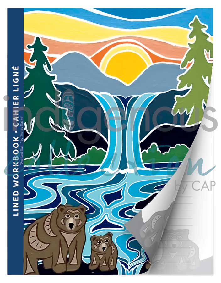 Lined Workbook - One Last Swim by Shelley Davies