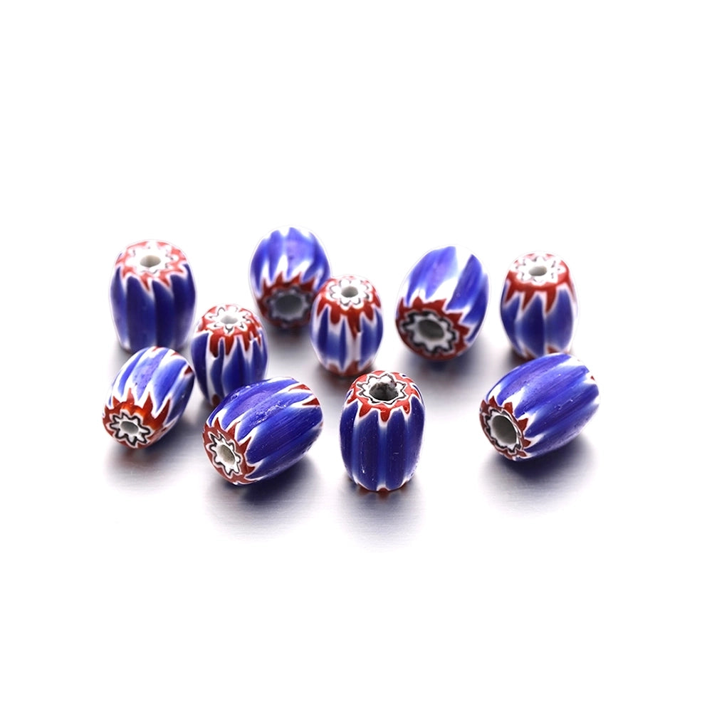 Chevron Style Beads 6x8mm (10pc bags)
