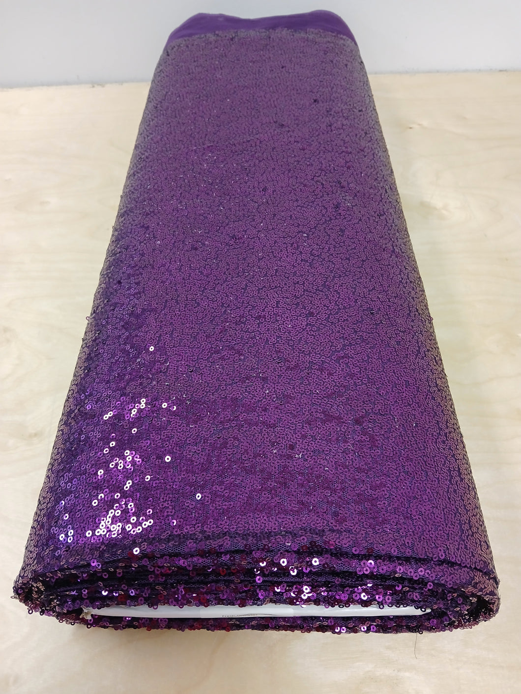 (Per yard) Purple 3mm Sequin Mesh