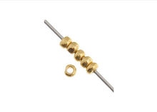 Load image into Gallery viewer, (Full Hank) Czech Seed Bead 13/0 Gold Plated 24kt Gold Strung
