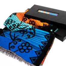 Load image into Gallery viewer, Brushed Silk Scarf - Mother Earth by Sharifah Marsden
