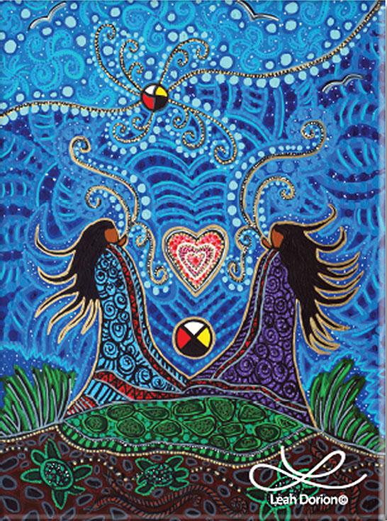 Breath of Life Magnet by Leah Dorion