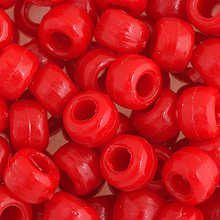 Load image into Gallery viewer, 9mm Crow/Pony Bead: Opaque Red Mini Bag
