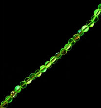 Load image into Gallery viewer, Crystal Lane 7" Glow in the Dark Round Beads (6mm) - Yellow AB

