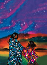 Load image into Gallery viewer, Tea Towel (microfiber) - Mother &amp; Daughter by Betty Albert
