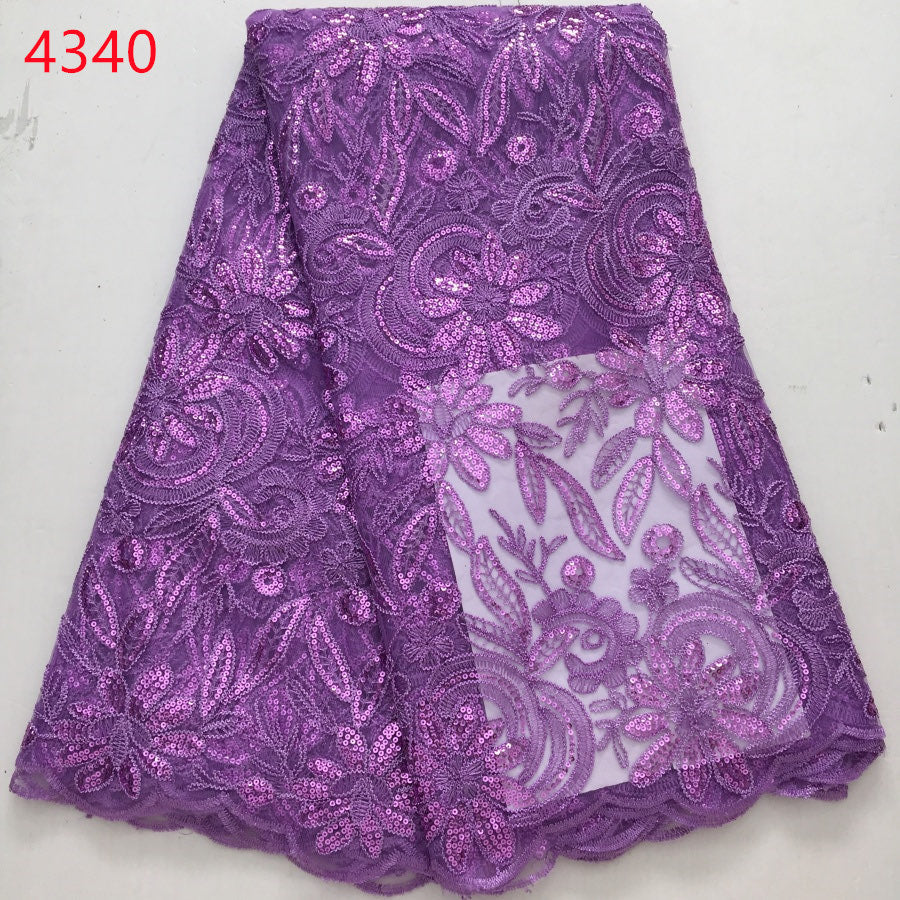 Lace - 4340 - Lavender  (PER/YARD)