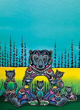 Load image into Gallery viewer, Tea Towel (microfiber) - Bear Medicine by Jessica Somers
