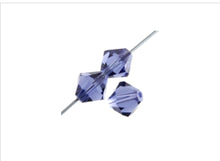 Load image into Gallery viewer, Preciosa Rondelle 6mm Tanzanite
