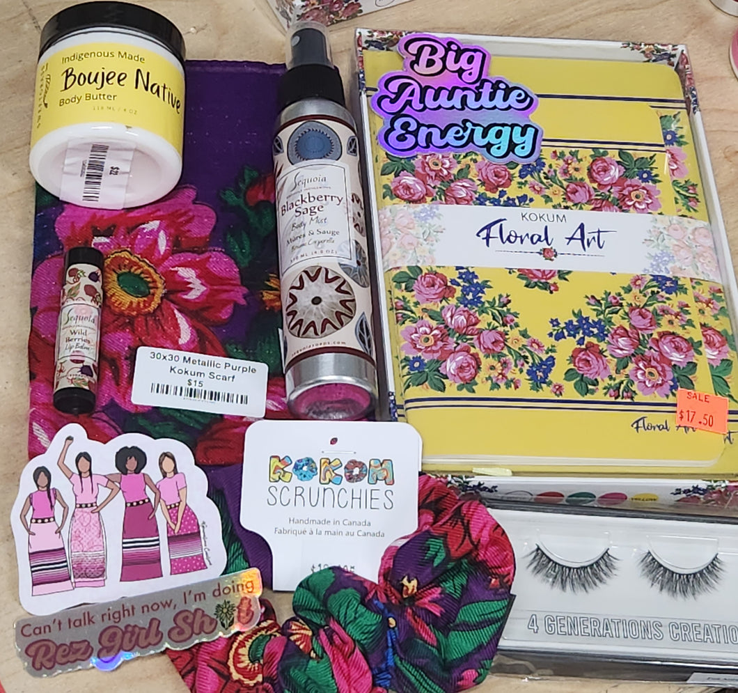 Gift Box Deadliest Aunty Set -Purple