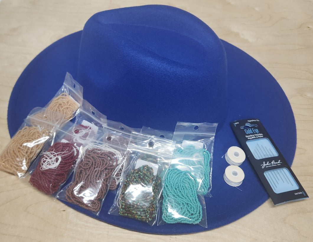Felt Hat Beading Kit (Size 10)
