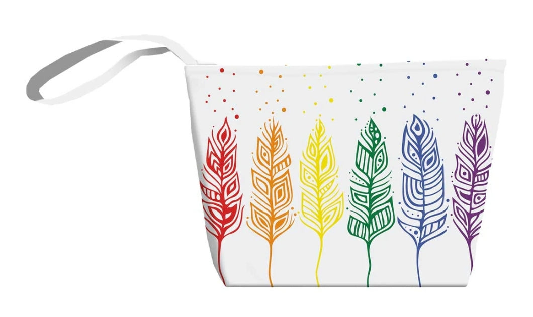 Pride Feathers Small Tote Bag by Artist Patrick Hunter