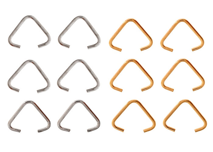 Bails Triangle 6x7mm (Gold & Silver Color LF/NF)