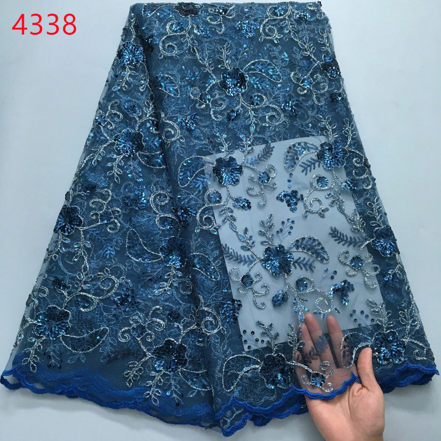 Lace - 4338 - Navy (PER/YARD)