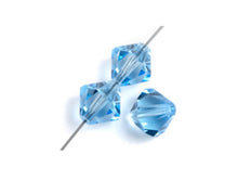 Load image into Gallery viewer, Preciosa Rondelle 6mm Light Sapphire
