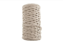 Load image into Gallery viewer, Braided Macrame Cord 4mm 70yds Beige
