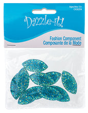 Load image into Gallery viewer, Resin Sew-on Gummy Spike(10pcs) Navette 15x30mm Turquoise AB
