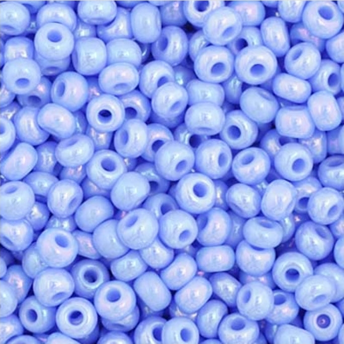 11/0 Seedbead Opaque Lt.Blue AB