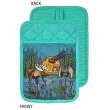 Load image into Gallery viewer, Silicone Potholder - All My Relatives (Indinawemaaganidag) by Storm Angeconeb
