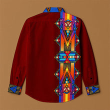 Load image into Gallery viewer, 49DZINE Casual Dress Shirt - Sunset Pathways
