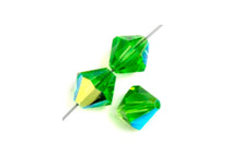 Load image into Gallery viewer, Preciosa Rondelle 6mm Peridot AB
