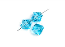 Load image into Gallery viewer, Preciosa Rondelle 6mm Aquamarine
