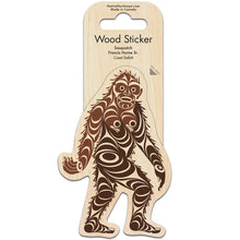 Load image into Gallery viewer, Wood Sticker - Sasquatch by Francis Horne Sr
