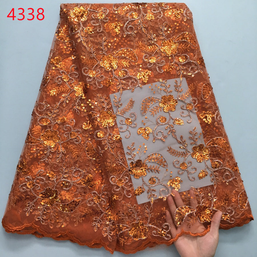 Lace - 4338 - Amber (PER/YARD)
