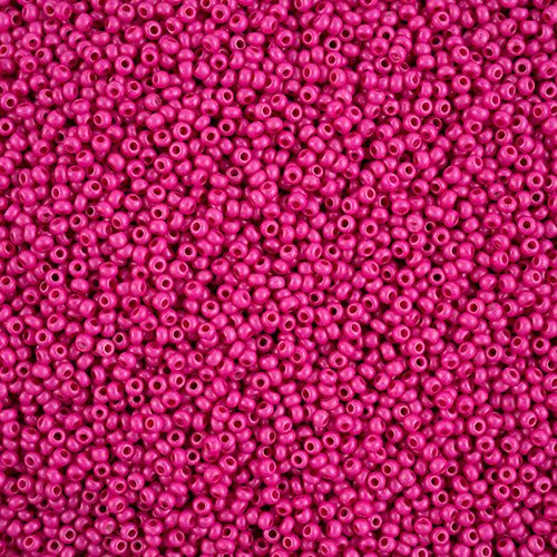 (Vial) Czech Seed Bead 10/0 Terra Intensive Pink Matt