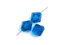 Load image into Gallery viewer, Preciosa Rondelle 6mm Capri Blue
