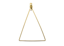 Load image into Gallery viewer, Earring Triangle 35x49mm (Gold) 8Pcs
